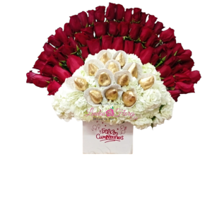 Abanico Amor Fresas con chocolate