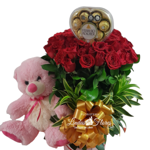 Arreglo con Rosas Rojas