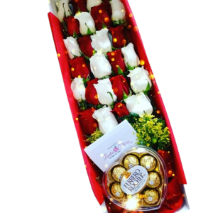 Caja de Rosas Amor y Amistad 