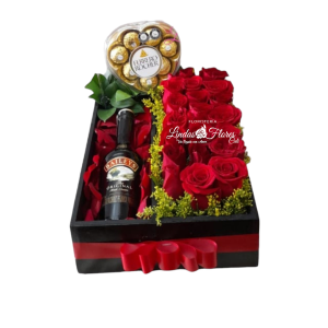 Detalle vinera con amor Flores Cali