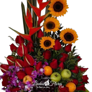 Ramo De Flores Y Frutas Domicilio en Cali