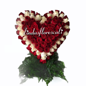 Corazón en Rosas para Enamorar