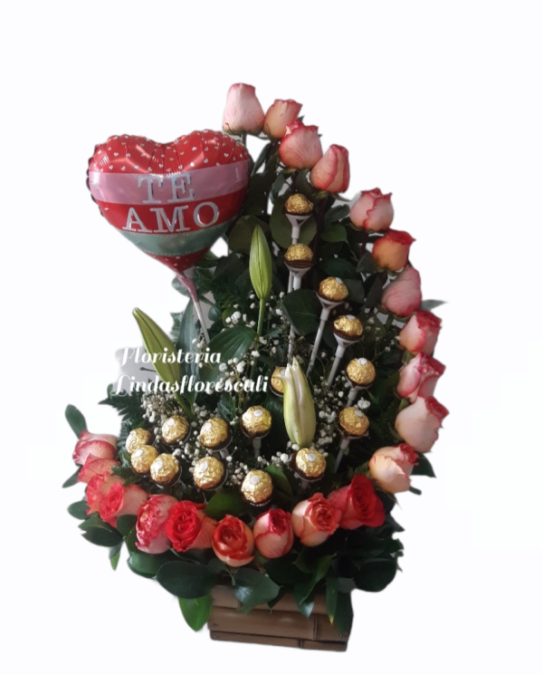 Arreglo floral Feliz Dia
