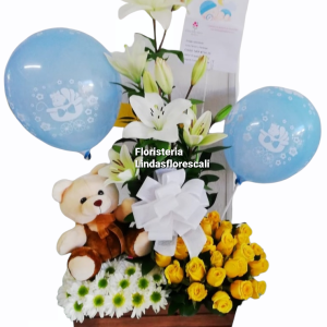 Flores para Nacimiento de Niño en Cali