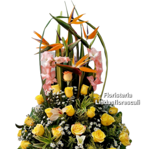 Ramo De Rosas Amarillas para Mujer