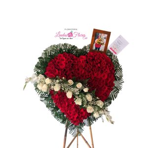 Arreglo fúnebre corazón Cali