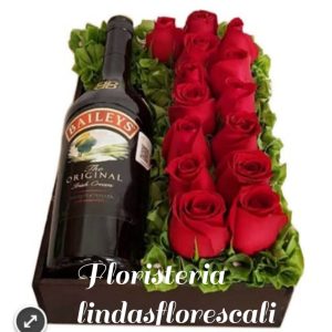 Rosas y Baileys Amor y Amistad