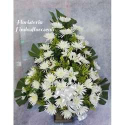 Ramo Funebre Flores Blancas