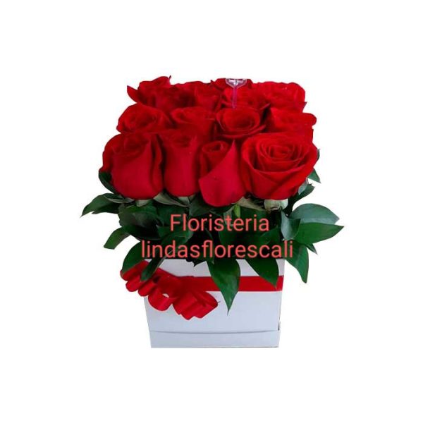 Cubo De Rosas Cali