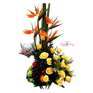 Frutero Rosas Amarillas