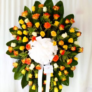 Corona Fúnebre Flores para Funeral Cali