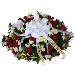 Cubre Caja Fúnebre Condolencias