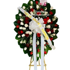Corona fúnebre Cali Colombia 🎗️