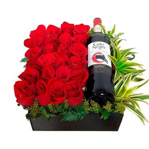 Detalle en Rosas y Vino