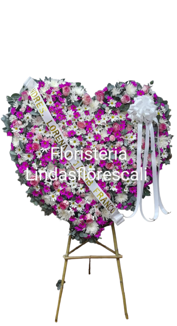 Corona Fúnebre En Corazón
