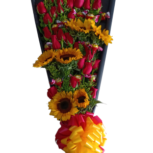 Bouquet de rosas y chocolates en cali 