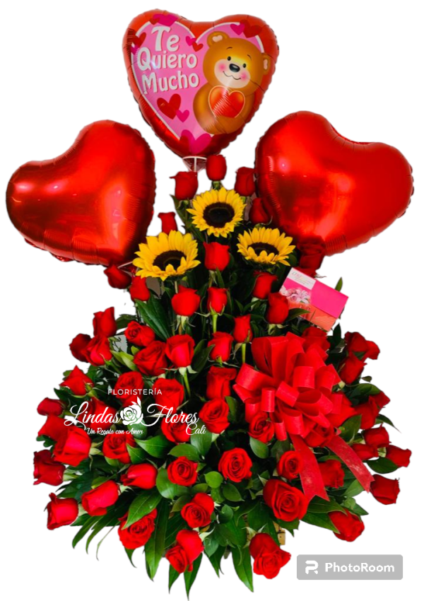 Arreglo Floral Te Quiero mucho