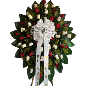 Corona fúnebre Rosas en Cali