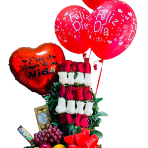 Arreglo Floral con Frutas