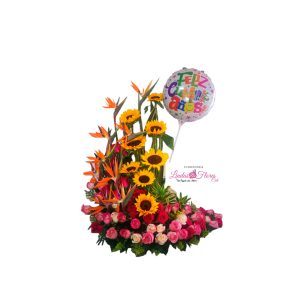 Ramo De Rosas Feliz Dia Mamá