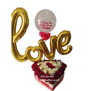 Arreglo de Rosas Con Amor Cali