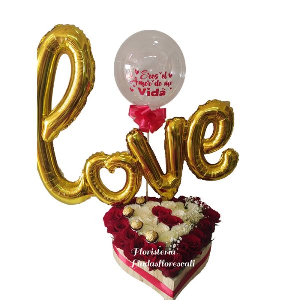 Arreglo de Rosas Con Amor Cali