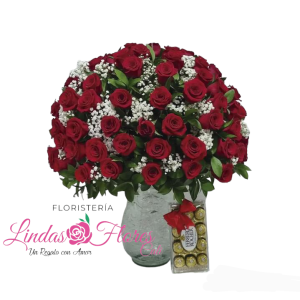 Florero Con Rosas En Cali Colombia