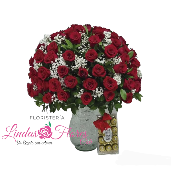 Florero Con Rosas En Cali Colombia