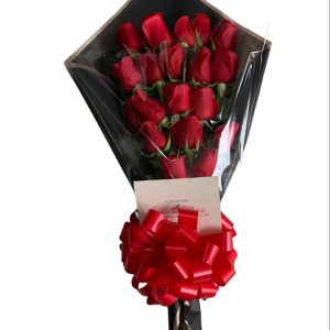 Ramillete Rosas Rojas Con Amor
