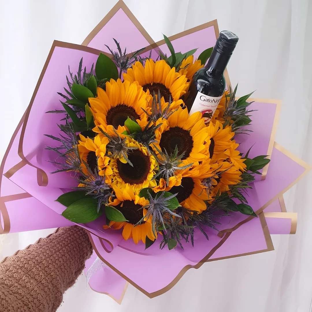 Buchon de Girasoles y Vino en Cali