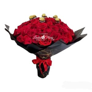 Buchon De Rosas Rojas Moderno