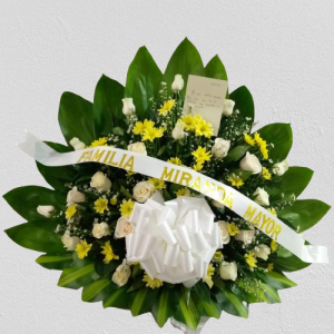 Abanico fúnebre Pésame Cali