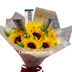 Detalle Girasoles Amor y Amistad