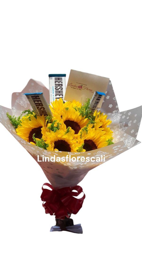 Detalle Girasoles Amor y Amistad